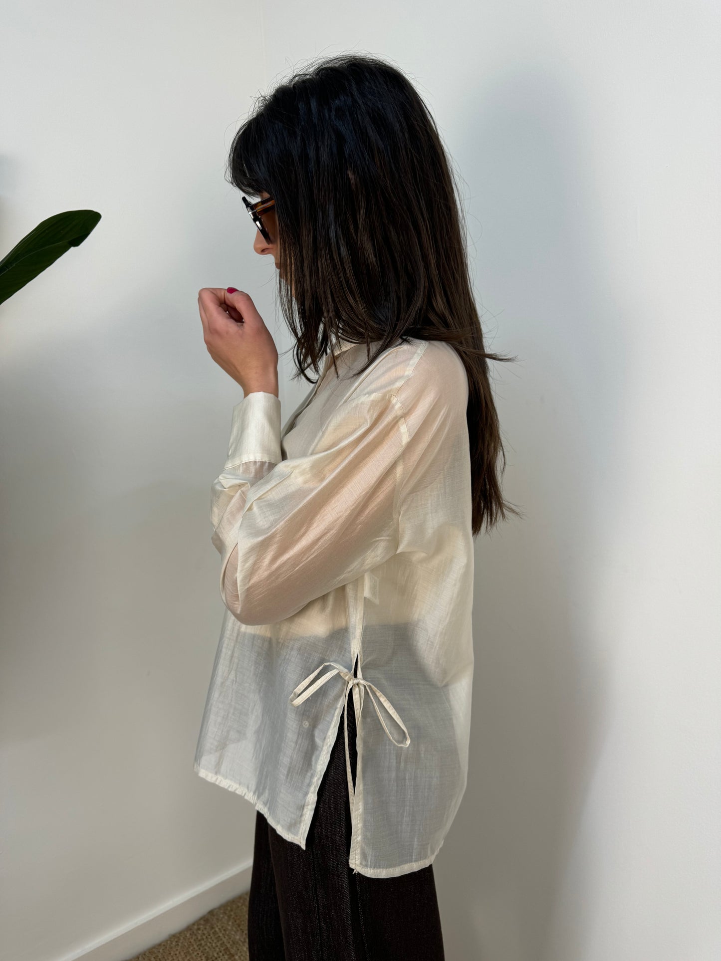 Camicia con lacci Twoway