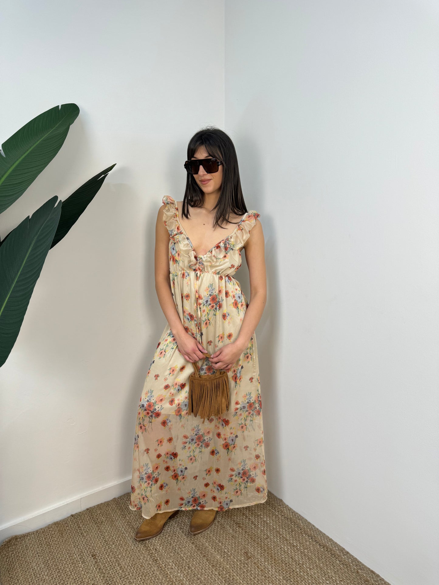 Vestito Floreale Twoway