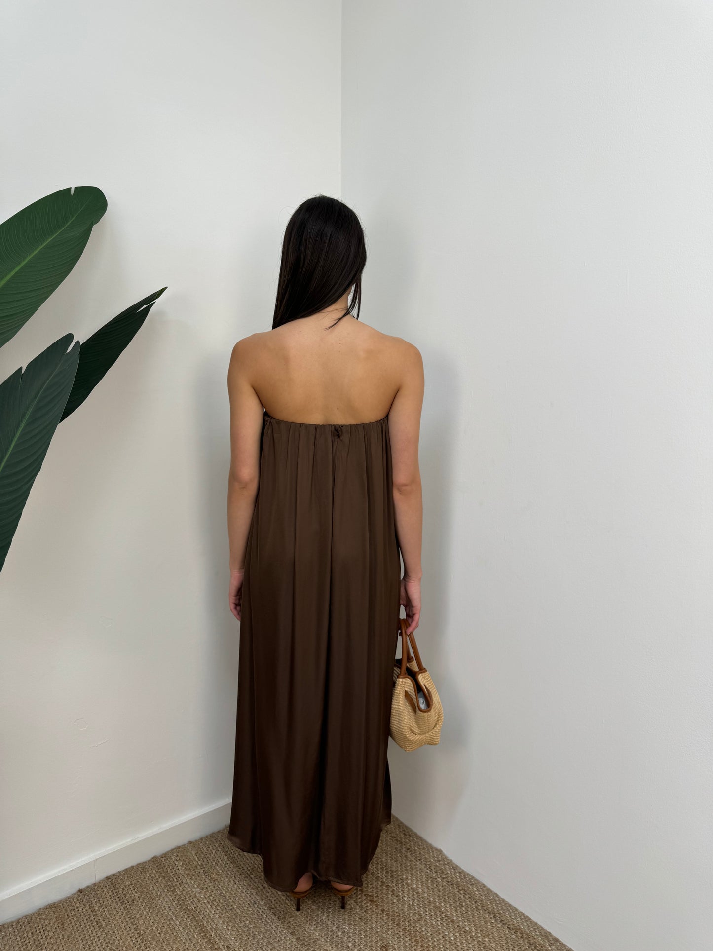 Abito a fascia satin Haveone
