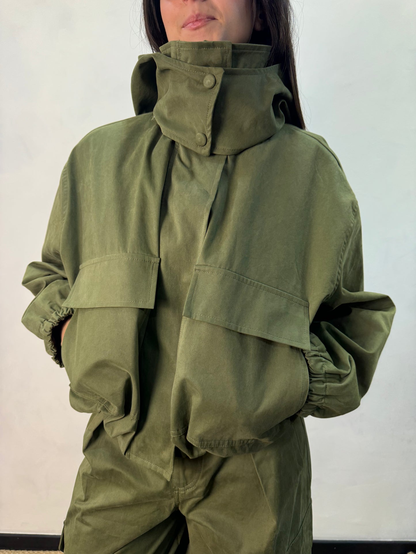 Giacca Verde militare Lumina