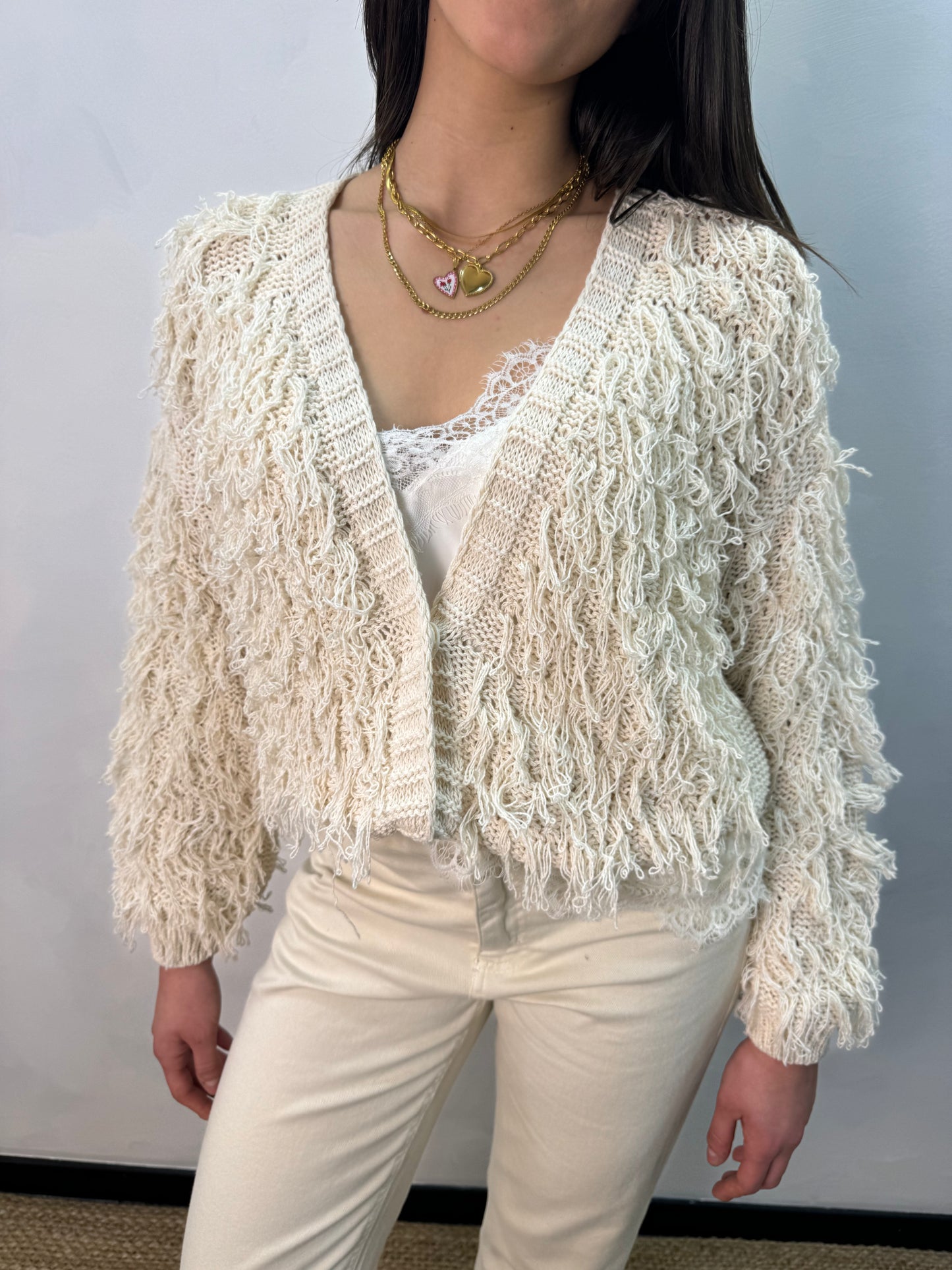 Cardigan Frange Haveone