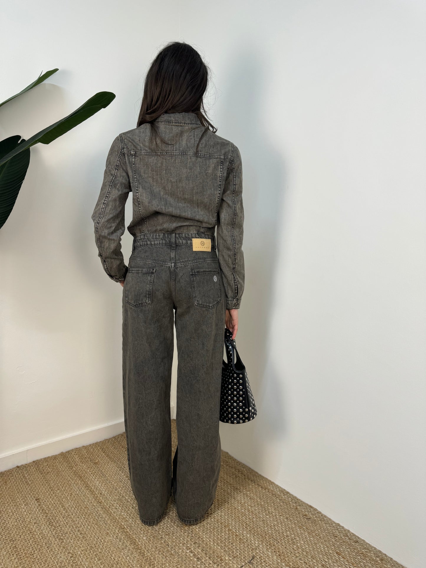 Tuta intera in denim Haveone