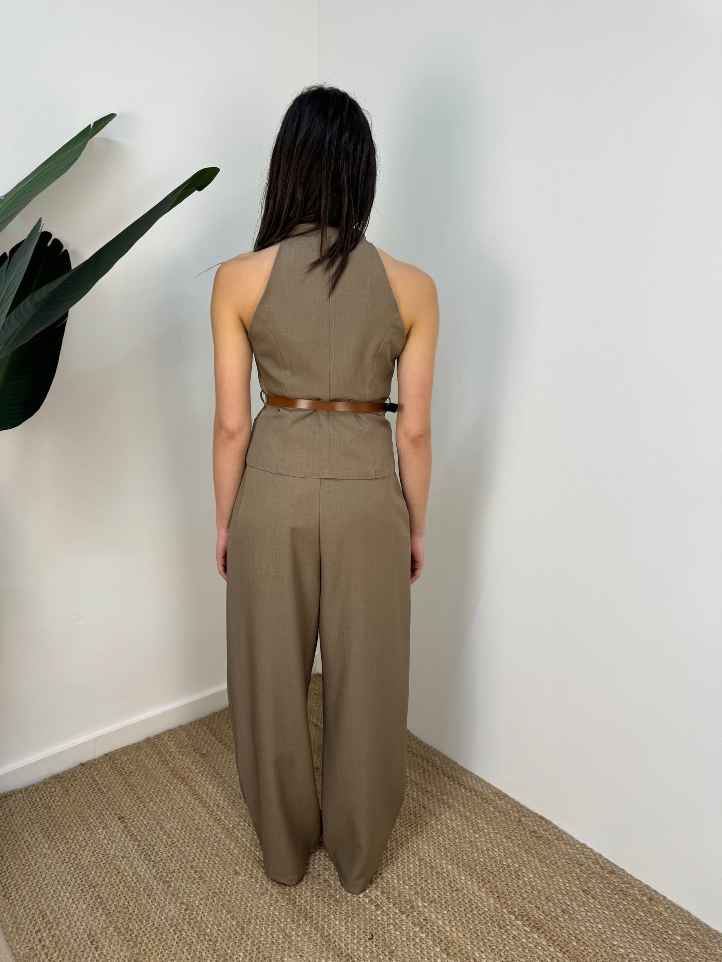 Pantalone doppio bottone eiki