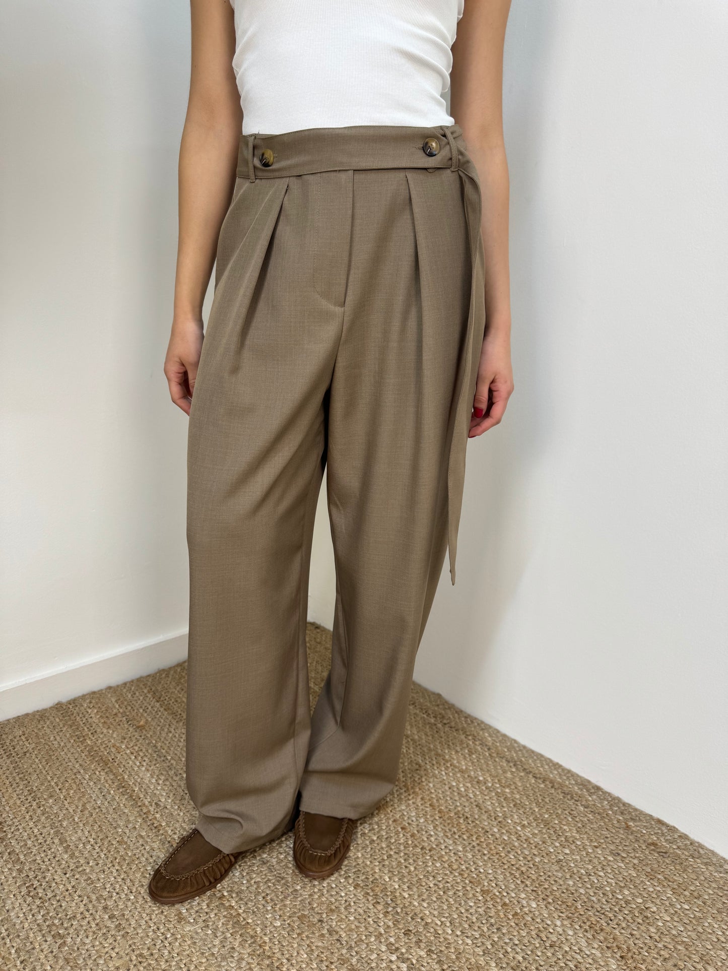 Pantalone doppio bottone eiki