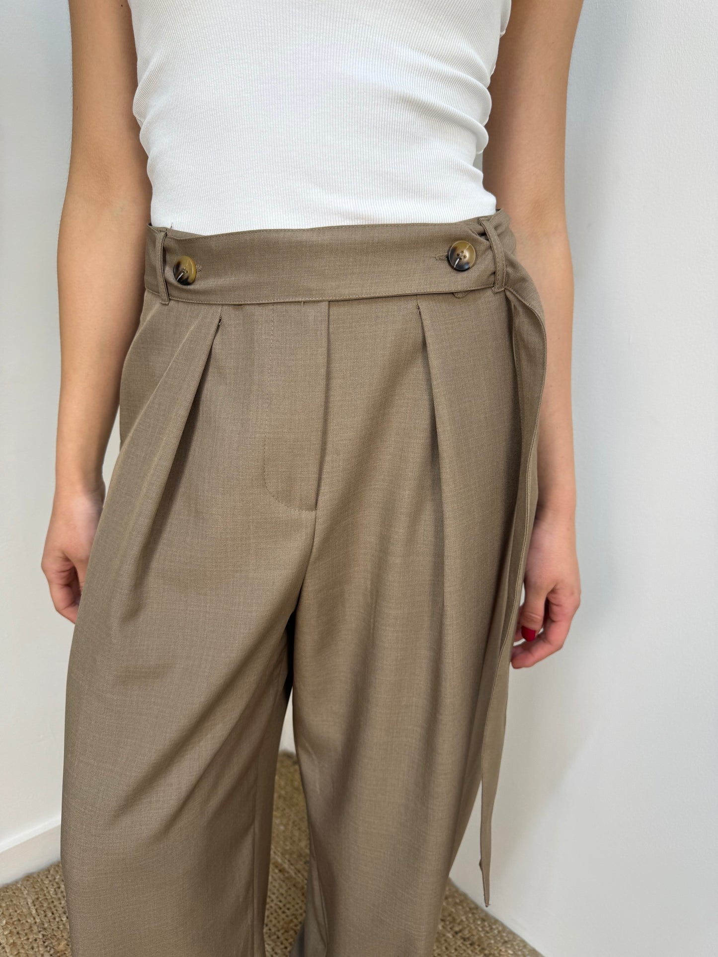 Pantalone doppio bottone eiki