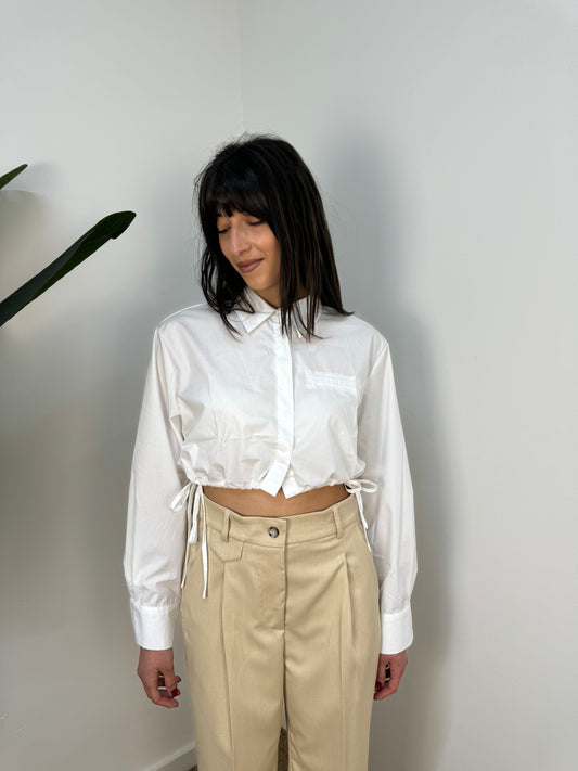Camicia crop Twoway