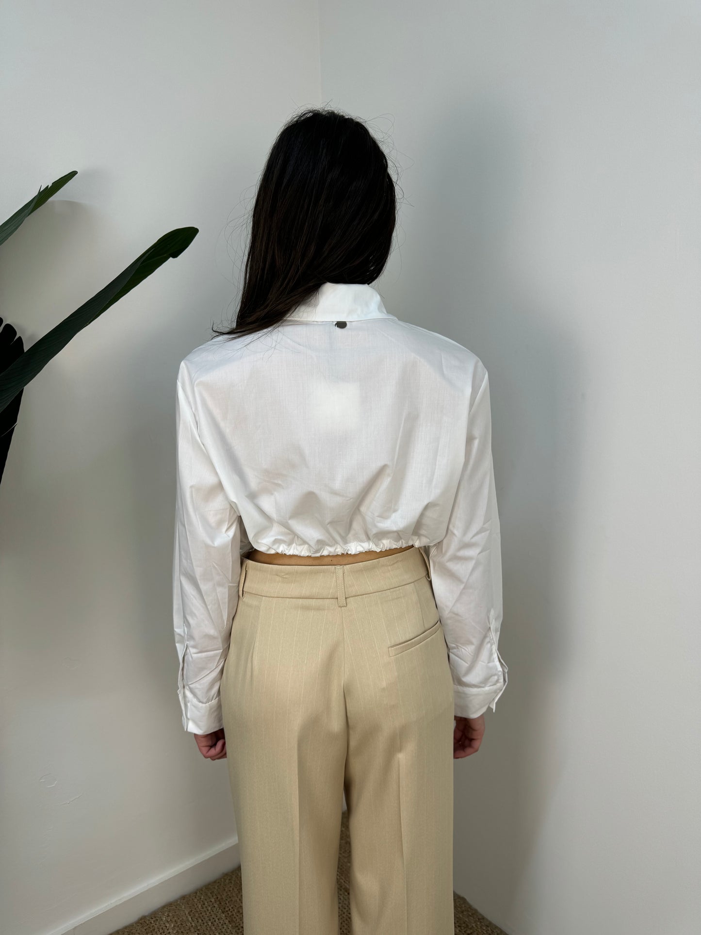 Camicia crop Twoway