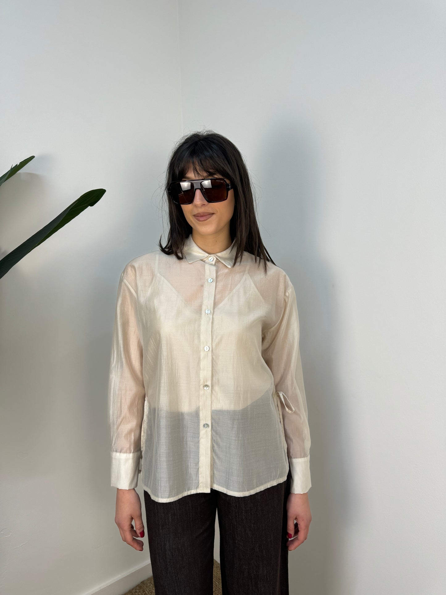 Camicia con lacci Twoway