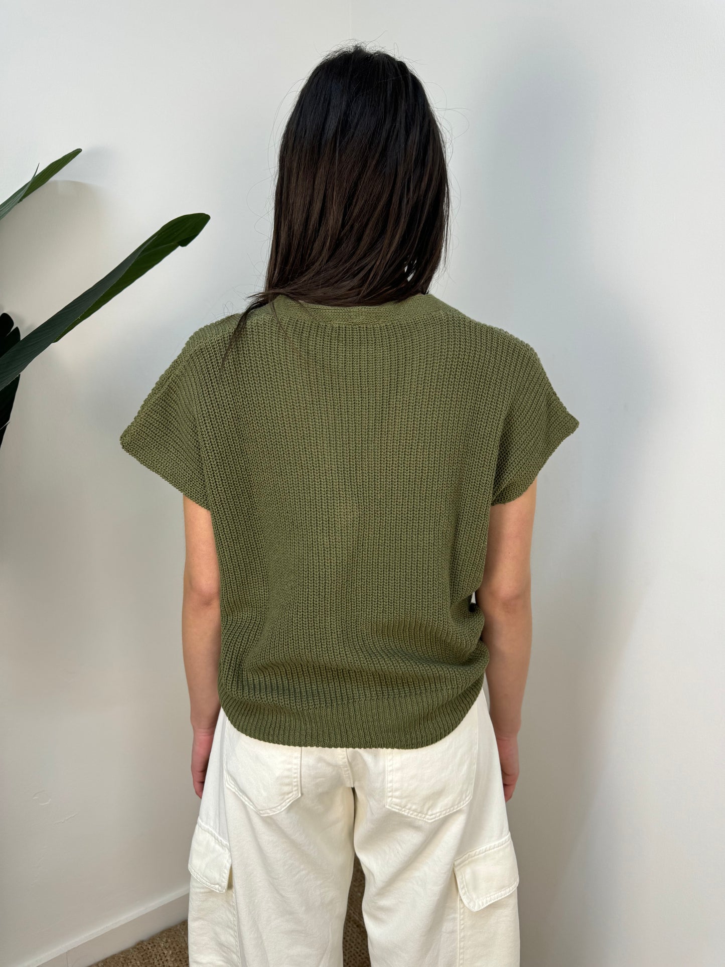 Cardigan asimmetrico Twoway