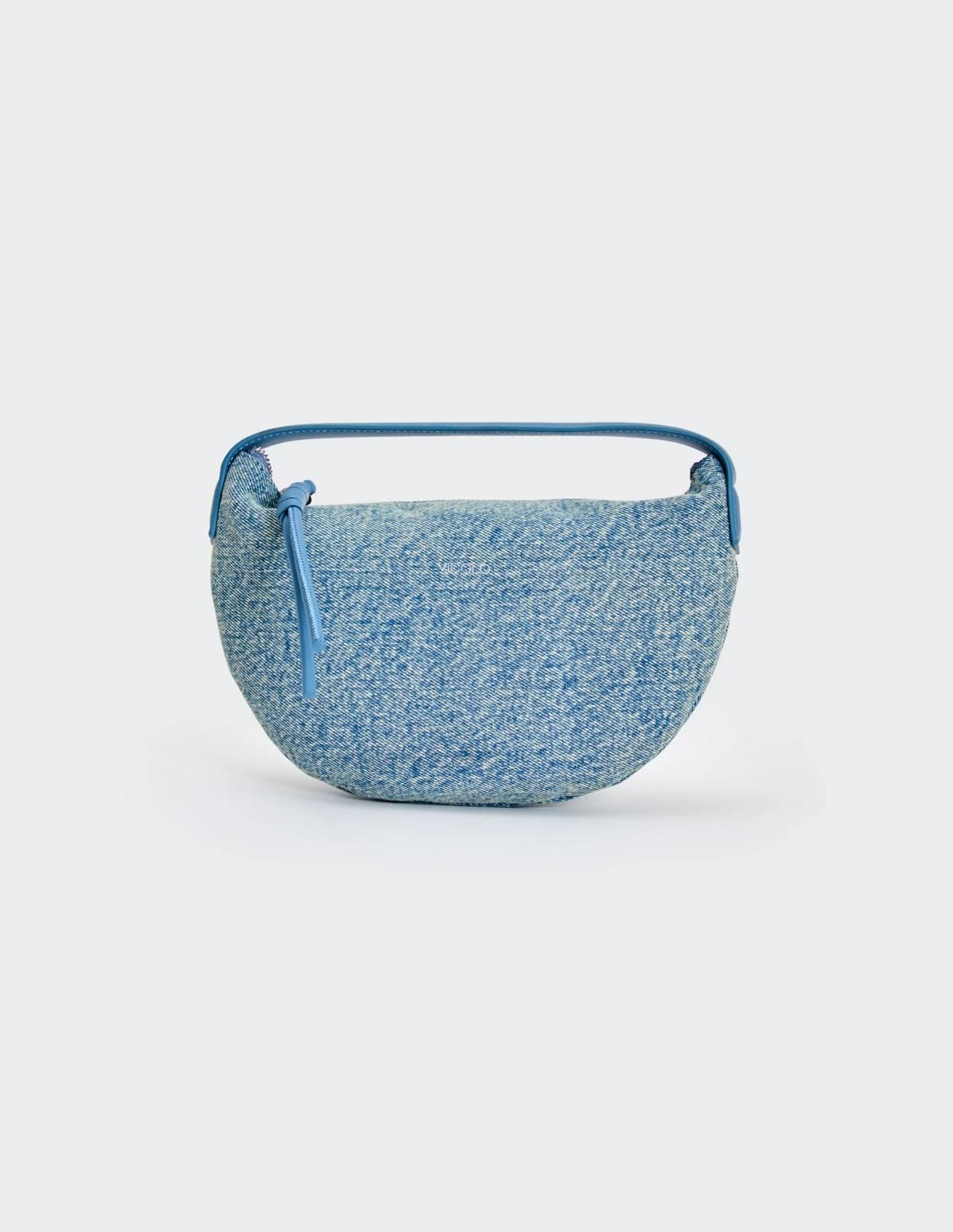Borsa Croissant Denim Vicolo