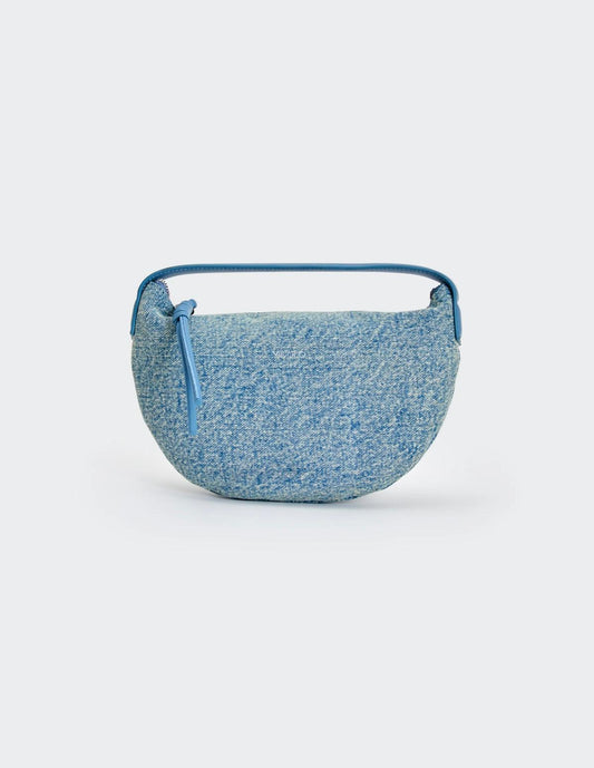 Borsa Croissant Denim Vicolo