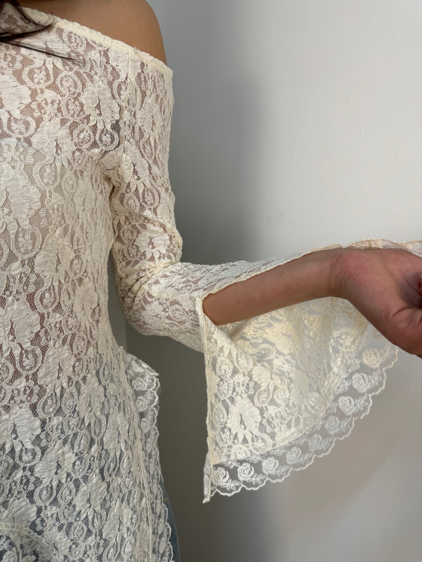 Maglia in pizzo Haveone