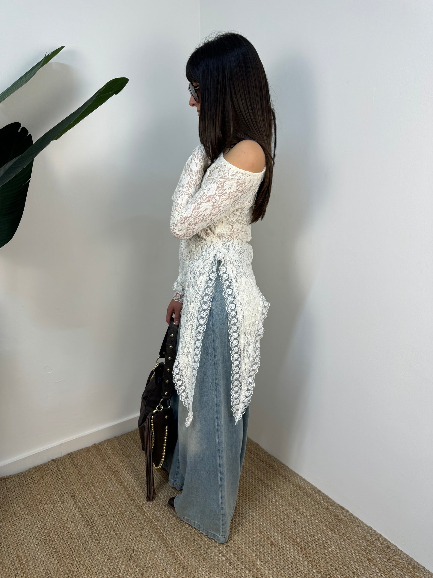 Maglia in pizzo Haveone