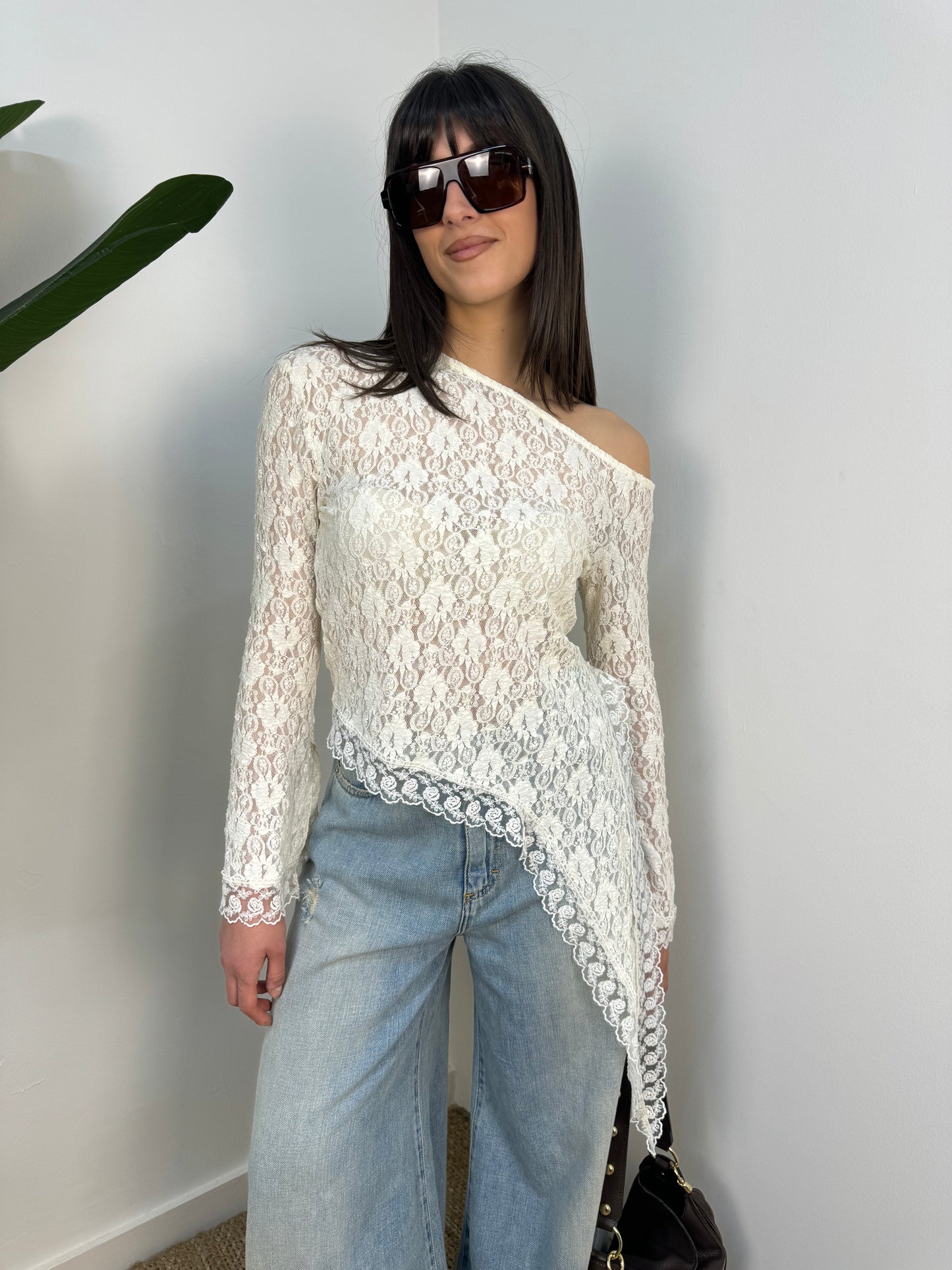 Maglia in pizzo Haveone