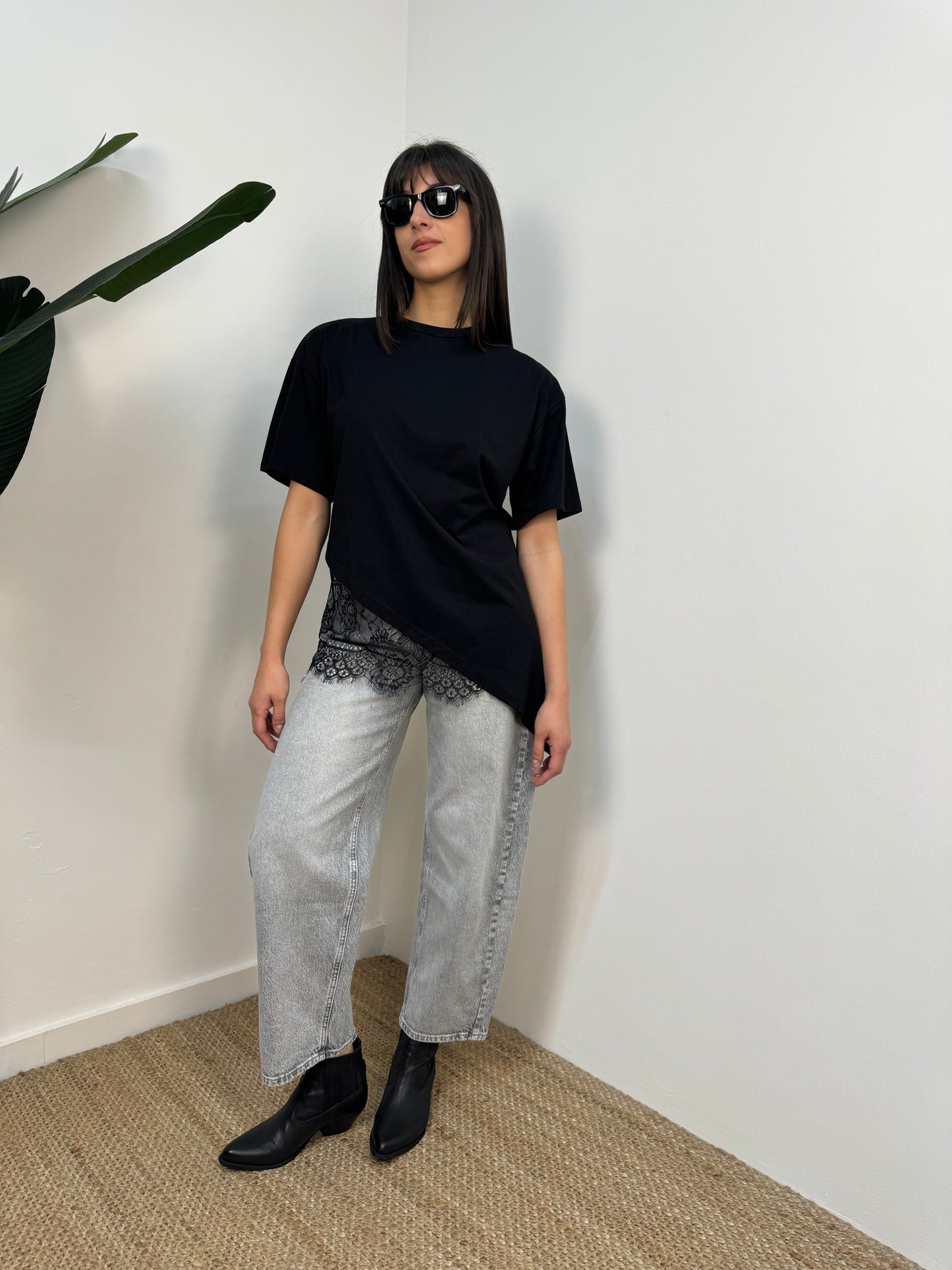 T-shirt asimmetrica TwoWay
