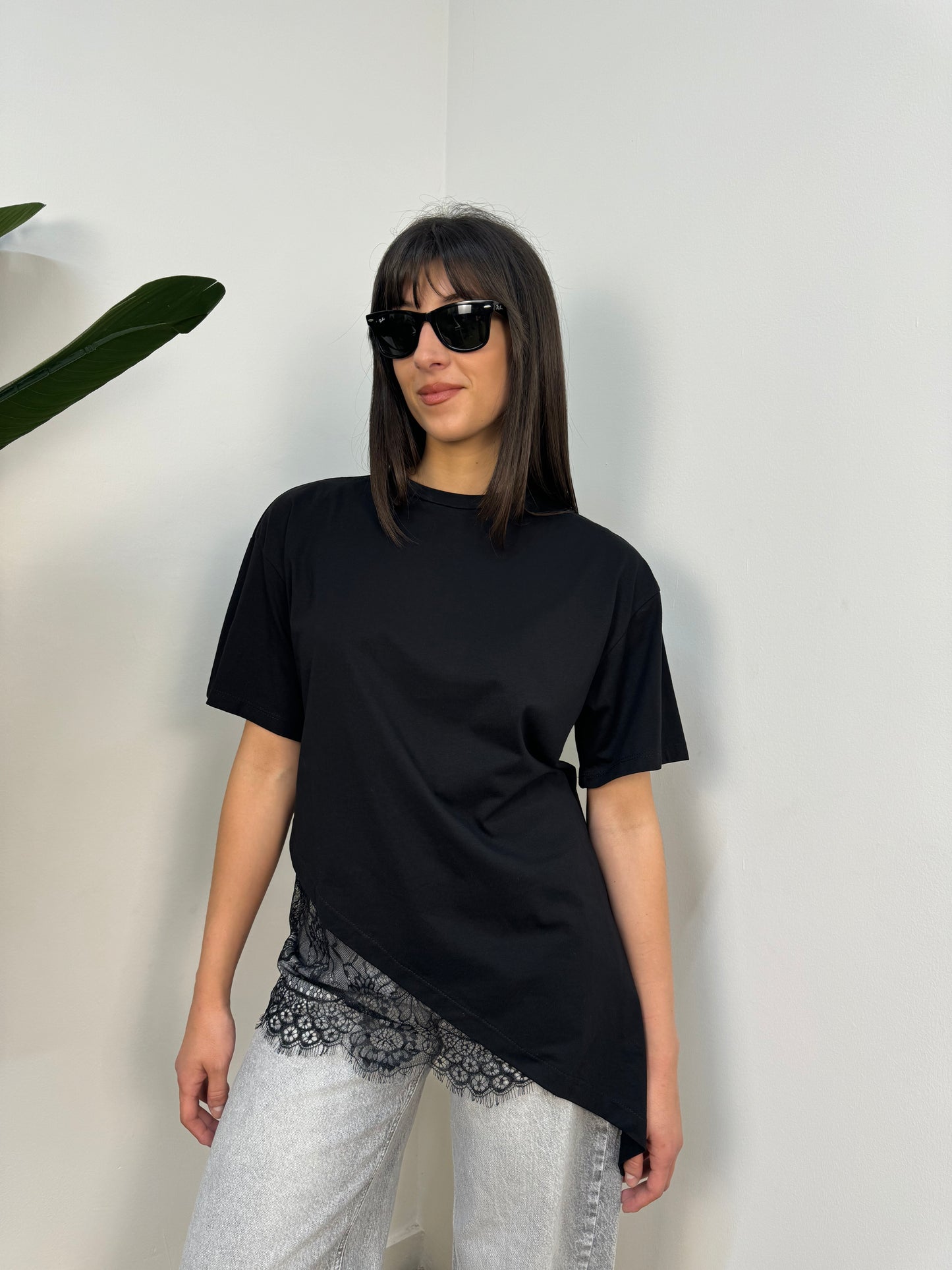 T-shirt asimmetrica TwoWay