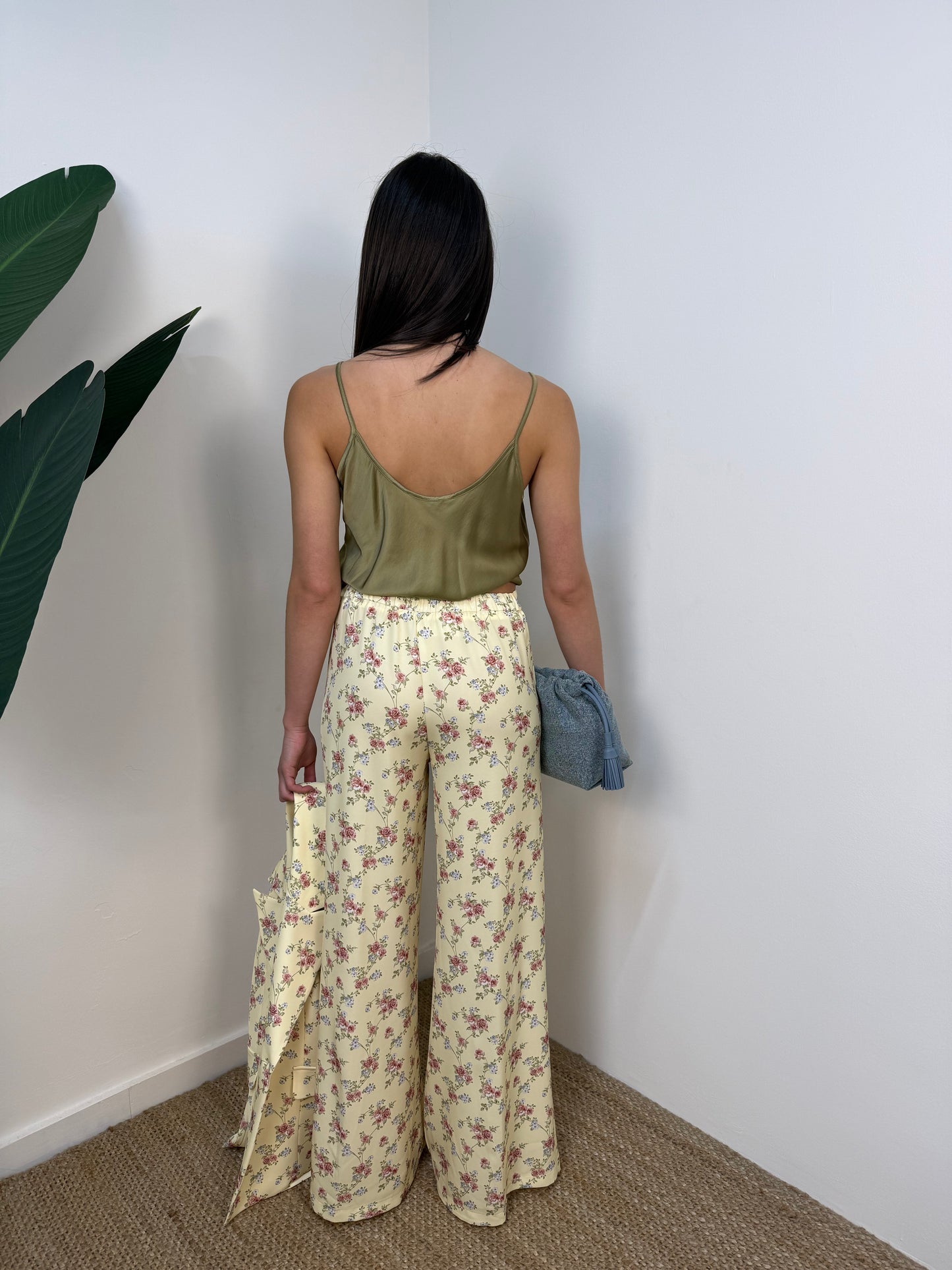 Pantalone fiori Twoway