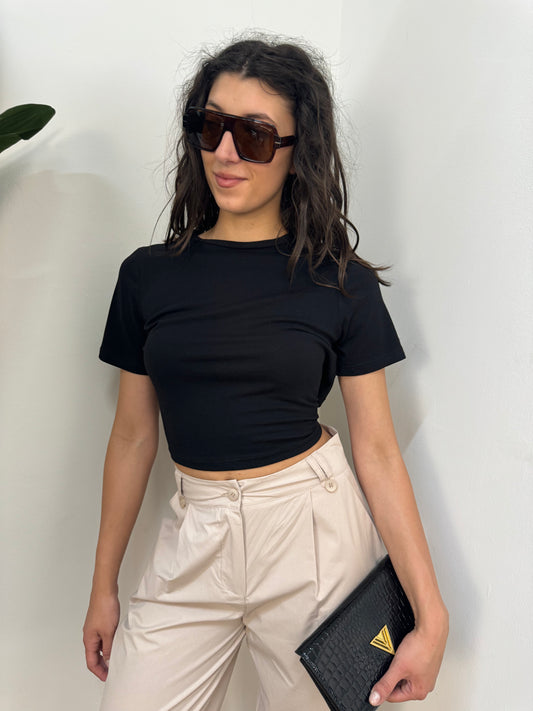 T-shirt con nodo Twoway