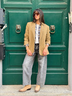 Giacca gabardina over con borchie NA4511/B my-d