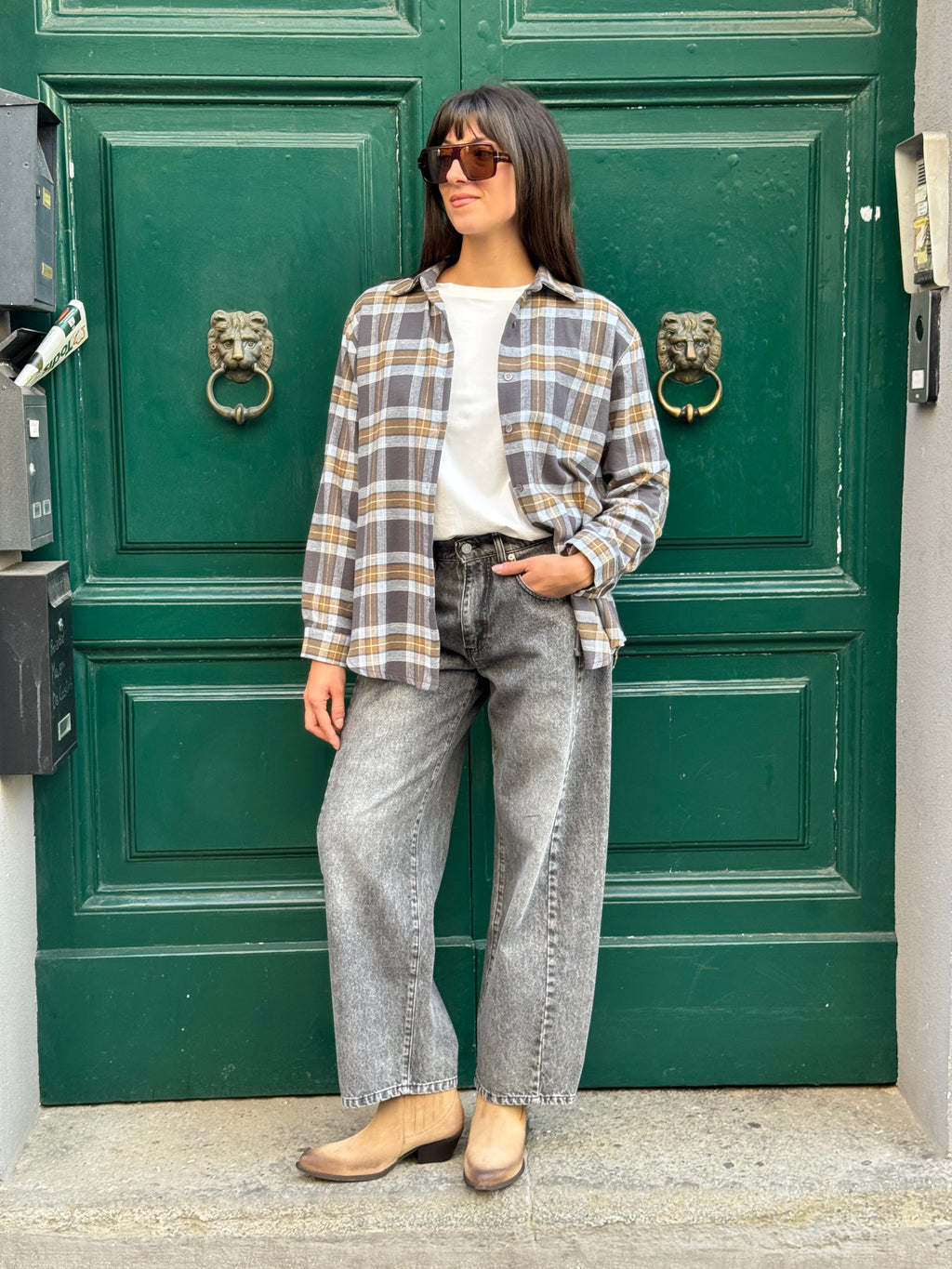 Camicia a quadri in flanella NC695 my-d