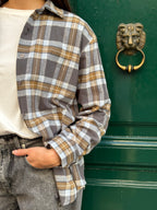 Camicia a quadri in flanella NC695 my-d