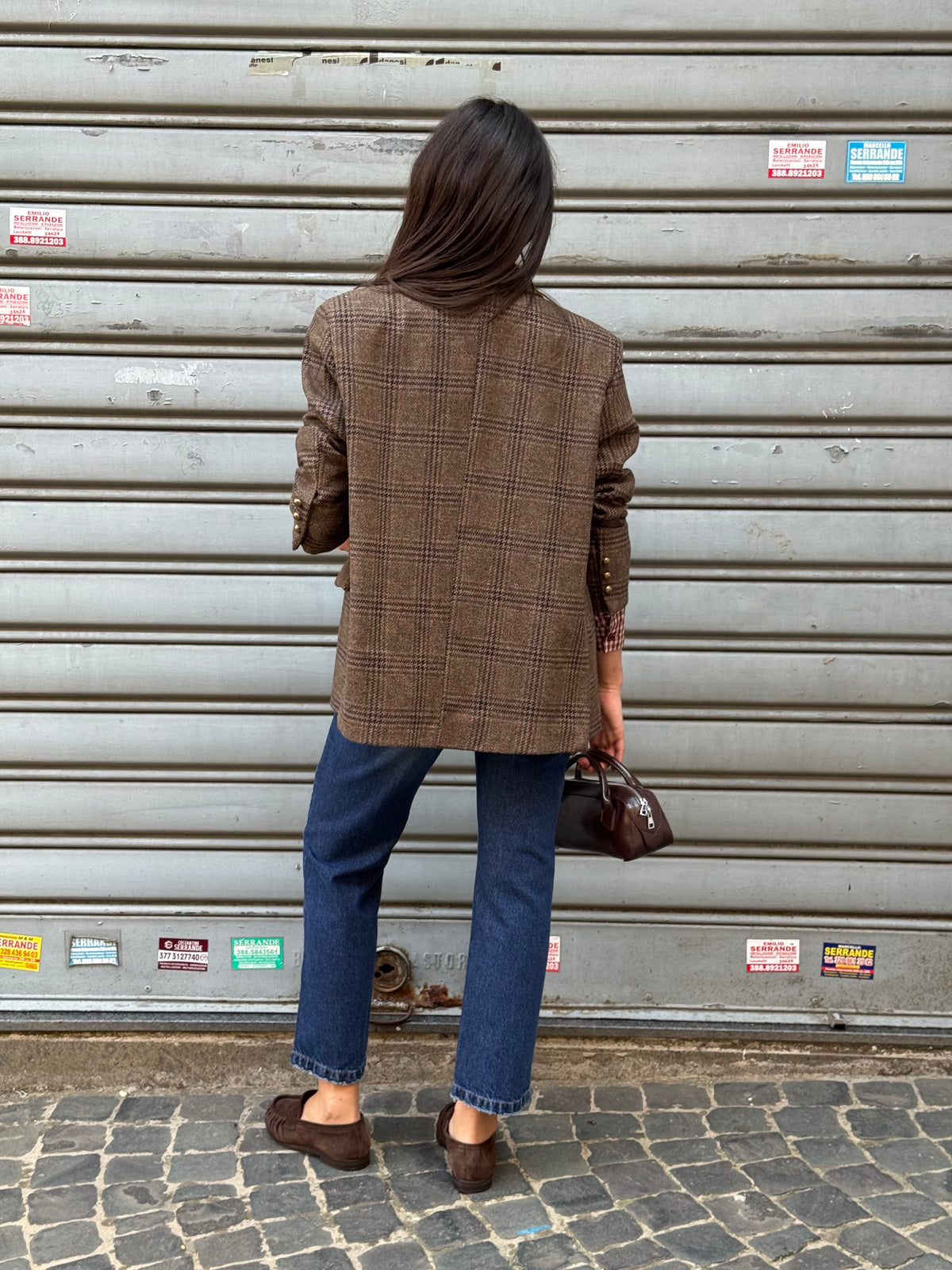 Giacca Quadri Sartoriale Over NA4511/C