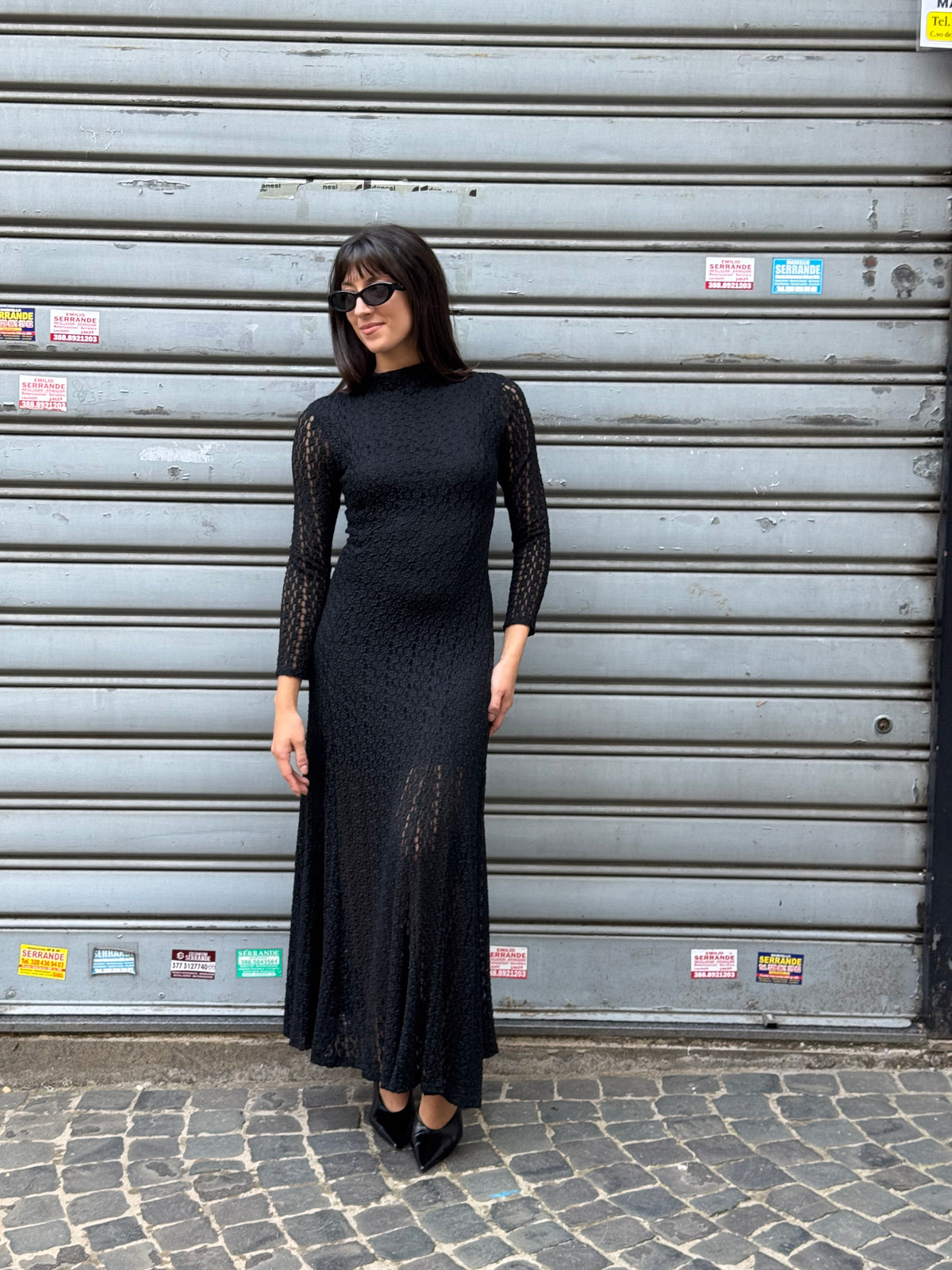 Abito in pizzo traforato Scarlet