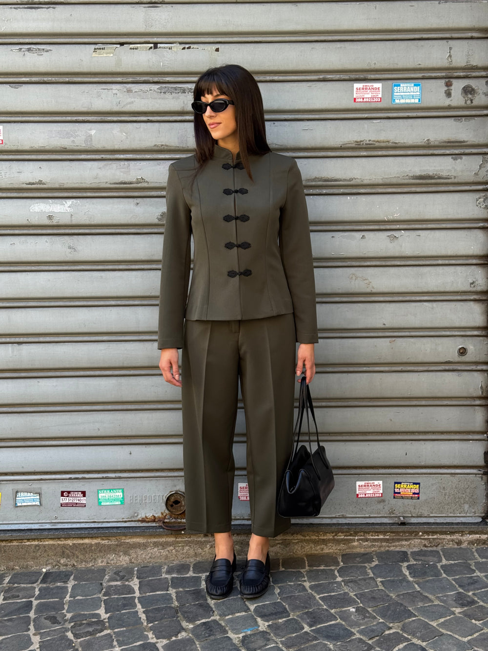 Pantalone barrel sartoriale WPA26W137 TWOWAY