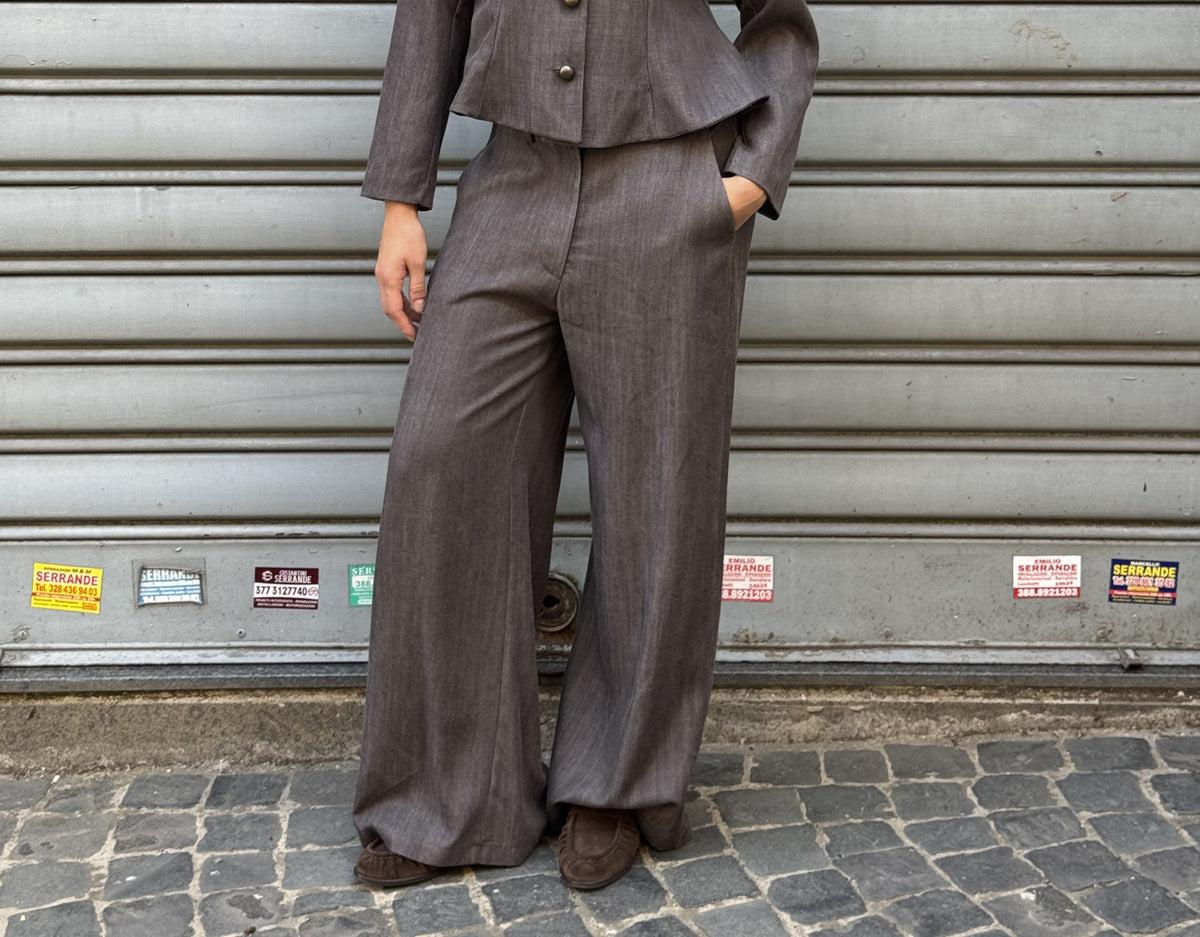 Pantalone a palazzo sartoriale NA2522 my-d